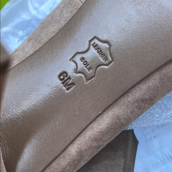 Tory Burch Suede Open Toe Pumps - Picture 4 of 7